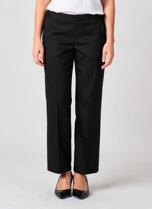 Pantalon droit taille élastique noir IMPERIAL femme