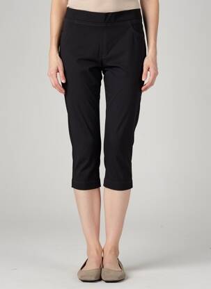 Pantacourt taille élastique noir B.YOUNG femme