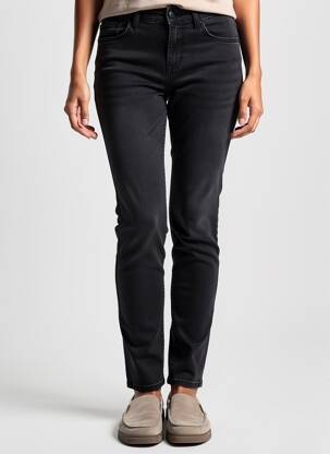 Pantalon slim stretch taille normale noir COUTURIST femme