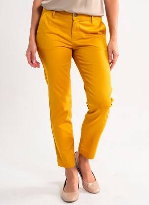 Pantalon slim poches jaune COUTURIST femme