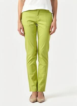 Pantalon slim poches vert COUTURIST femme
