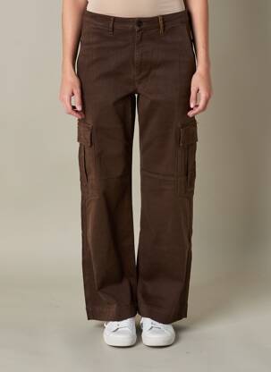 Pantalon cargo poches marron COUTURIST femme