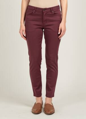 Pantalon slim poches violet COUTURIST femme