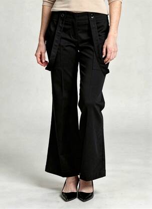 Pantalon flare coupe évasée noir COUTURIST femme