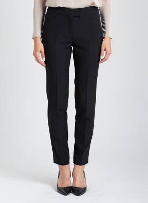 Pantalon slim taille élastique noir COUTURIST femme