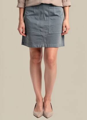 Jupe courte poches gris COUTURIST femme