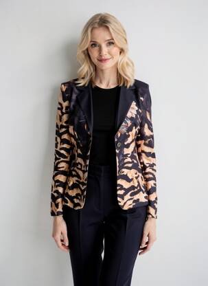 Blazer coupe cintrée noir MISSY femme