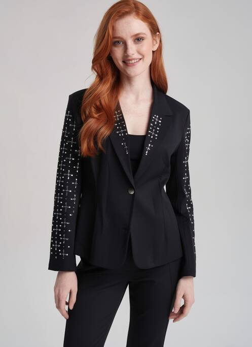 Blazer manches longues noir MISSY femme