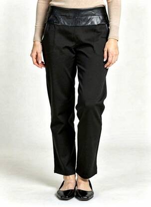 Pantalon 7/8 noir MODA femme