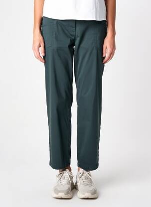 Pantalon droit stretch taille normale vert CECIL femme