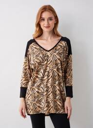 Pull stretch beige ANTIGEL femme