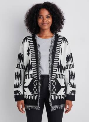 Gilet manches longues stretch noir 2W PARIS femme