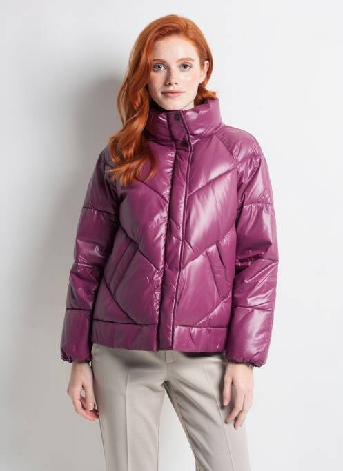 Doudoune poches sans capuche violet ATTRAIT femme