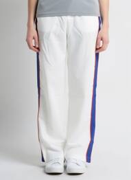 Pantalon droit tissage popeline taille normale blanc SHOWNY femme