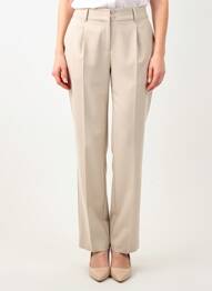 Pantalon flare taille normale taille normale beige TIFFOSI femme