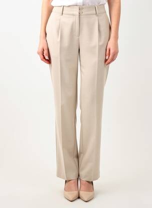 Pantalon flare taille normale taille normale beige TIFFOSI femme