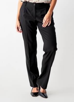Pantalon 7/8 taille à pinces taille normale noir ARTIGLI femme