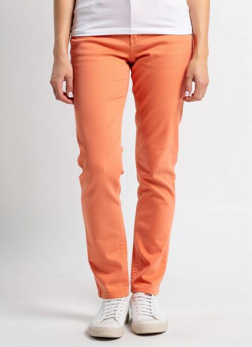 Jeans coupe slim taille normale taille normale orange COMPTOIR DES COTONNIERS femme