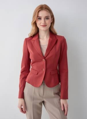 Blazer poches orange IMPERIAL femme