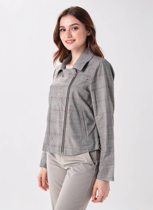 Veste casual poches gris I.CODE (By IKKS) femme