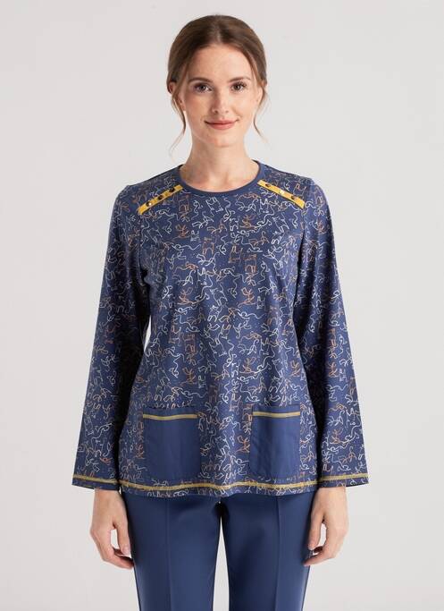 Pyjama tissage jersey bleu CHRISTIAN CANE femme