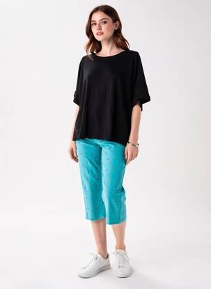 Pyjama tissage jersey noir ARTHUR femme
