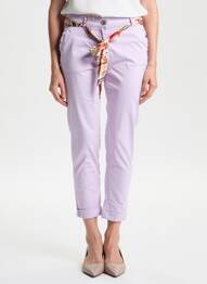 Pantalon 7/8 stretch taille normale violet NAIIF femme