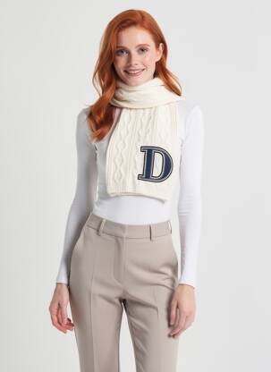Echarpe stretch beige DONDUP femme