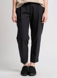 Pantalon slim taille élastique taille normale noir STAHVO femme