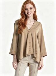 Veste casual marron BRANDTEX femme