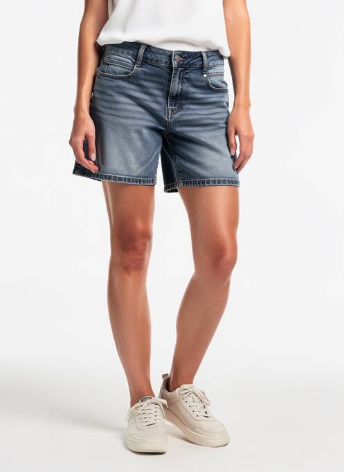 Short tissage denim bleu LE TEMPS DES CERISES femme