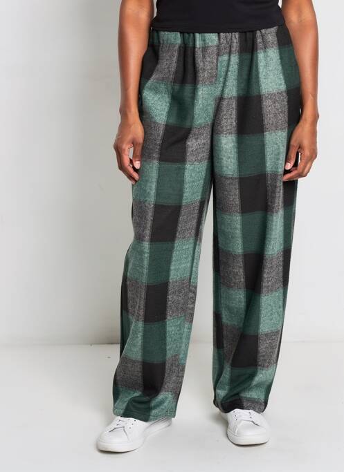Pantalon large poches taille normale vert PETIT MODELL femme