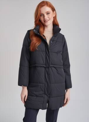Doudoune poches sans capuche noir ETAM femme