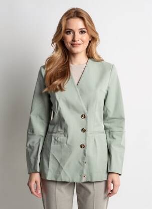 Blazer poches vert PRETTY LITTLE THING femme