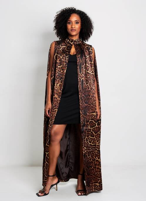 Veste casual marron SANS MARQUE femme
