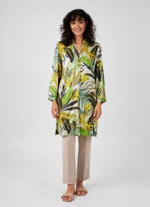 Robe courte manches longues manches longues vert BETTY BARCLAY femme