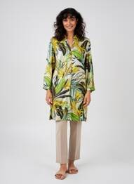 Robe courte manches longues manches longues vert BETTY BARCLAY femme