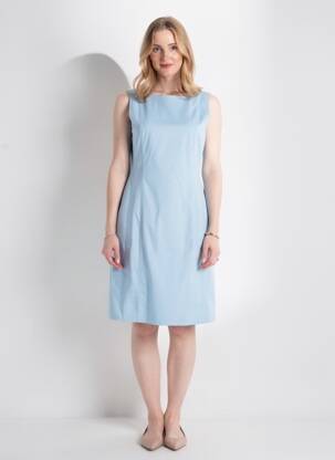 Robe mi-longue sans manche sans manche bleu BETTY BARCLAY femme