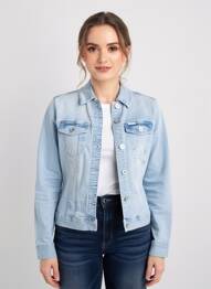 Veste casual poches bleu GARCIA femme