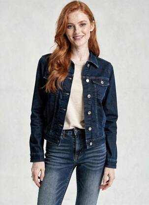 Veste casual poches bleu S.OLIVER femme