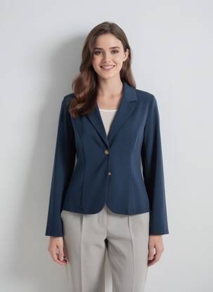 Blazer coupe cintrée bleu BETTY BARCLAY femme