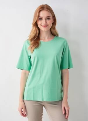 T-shirt manches mi-longues manches courtes vert BETTY BARCLAY femme