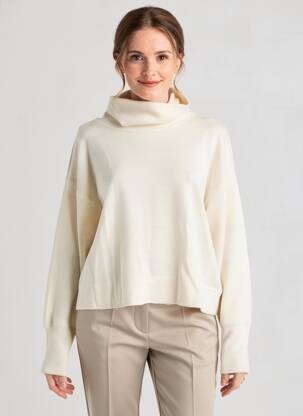 Pull manches longues manches longues beige GERSHON BRAM femme