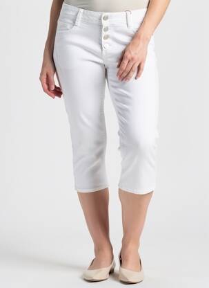 Pantacourt poches blanc S.OLIVER femme