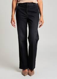 Jeans bootcut taille normale taille normale noir SIGNATURE femme