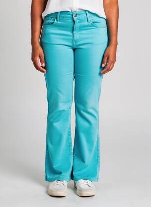 Jeans bootcut taille normale taille normale bleu SIGNE NATURE femme