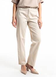 Jeans coupe slim stretch taille normale beige BETTY BARCLAY femme