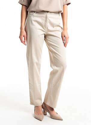 Jeans coupe slim stretch taille normale beige BETTY BARCLAY femme