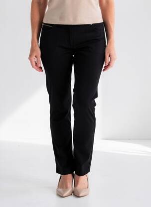 Jeans coupe slim stretch taille normale noir VOODOO femme