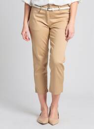 Pantacourt stretch taille normale beige BETTY BARCLAY femme